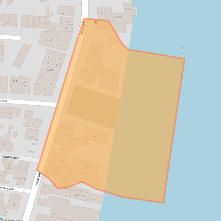 Kaart van postcodegebied 1506GH.