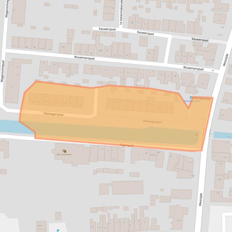 Kaart van postcodegebied 1506HP.