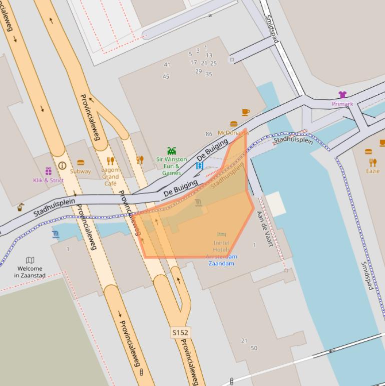 Kaart van postcodegebied 1506MD.