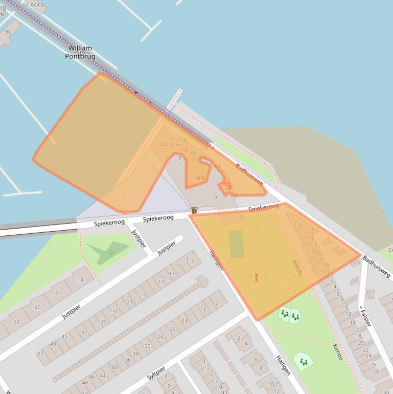 Kaart van postcodegebied 1506PB.