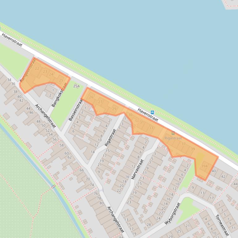 Kaart van postcodegebied 1506PH.