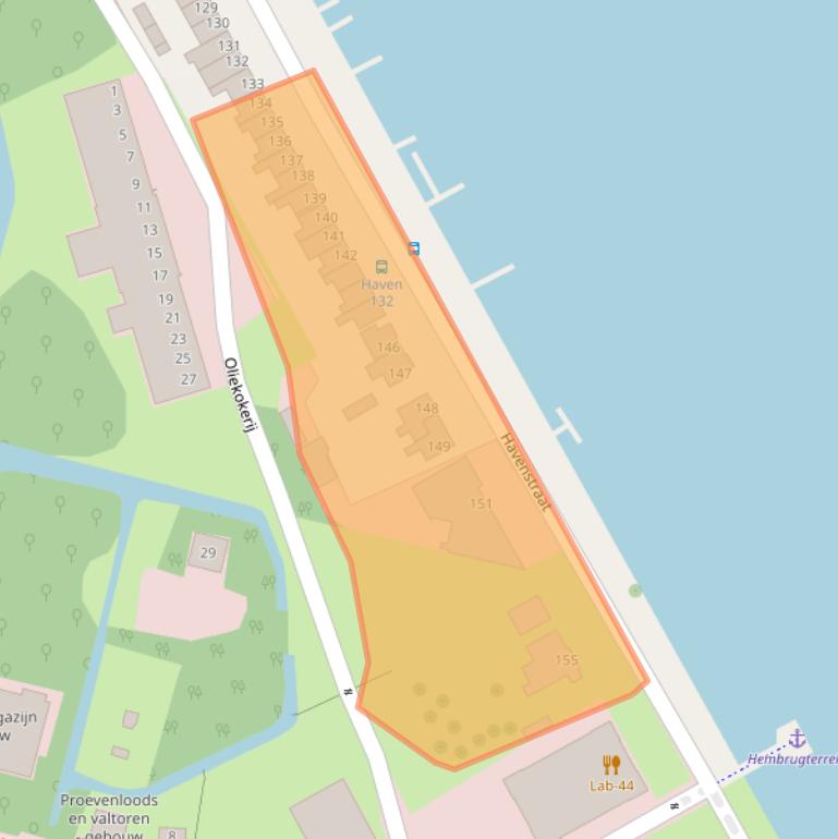 Kaart van postcodegebied 1506PP.