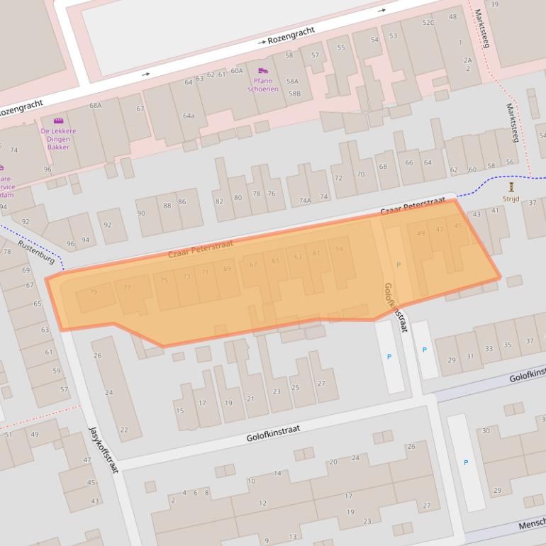 Kaart van postcodegebied 1506SM.