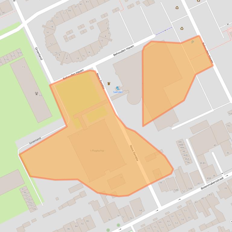 Kaart van postcodegebied 1506VD.