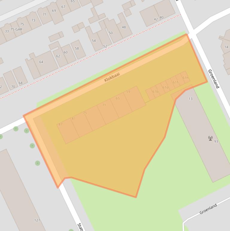 Kaart van postcodegebied 1506VG.