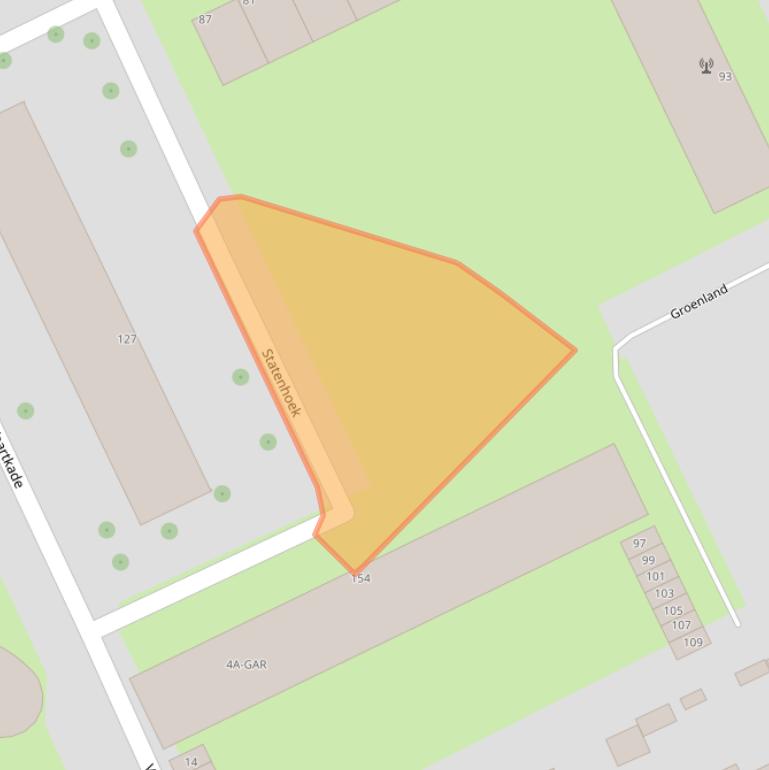 Kaart van postcodegebied 1506VT.