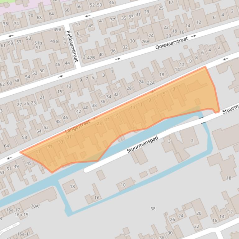 Kaart van postcodegebied 1506XE.