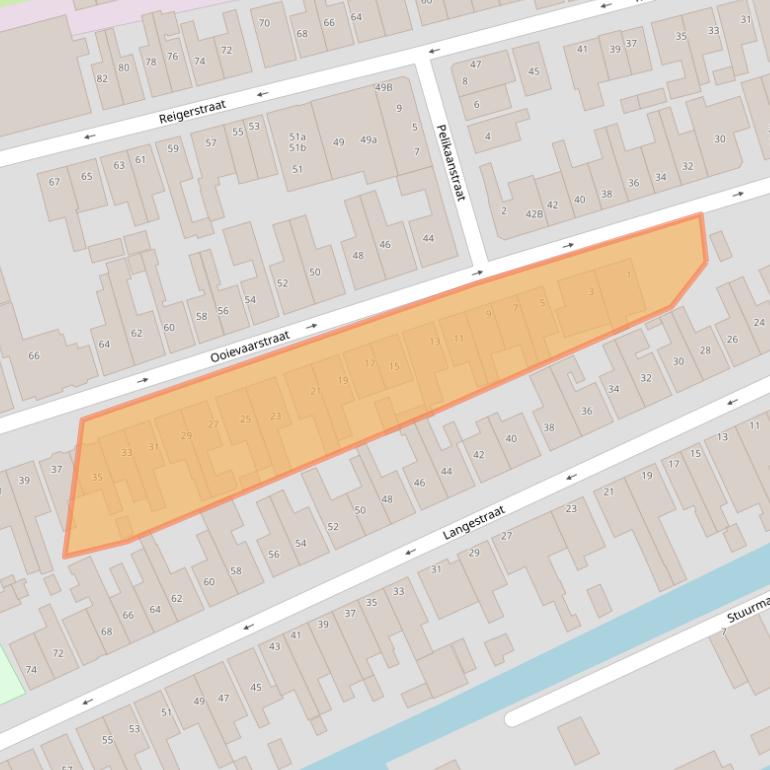 Kaart van postcodegebied 1506XK.
