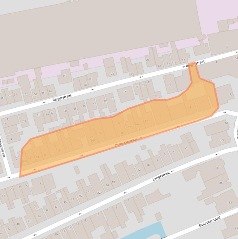 Kaart van postcodegebied 1506XM.