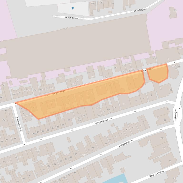 Kaart van postcodegebied 1506XS.