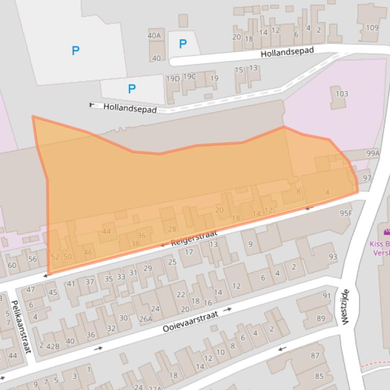 Kaart van postcodegebied 1506XV.