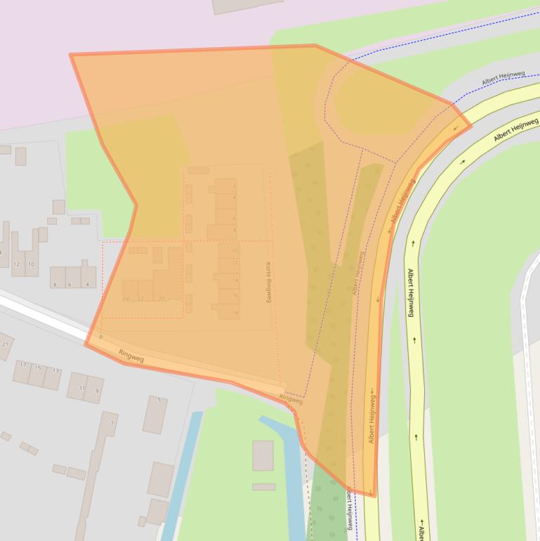 Kaart van postcodegebied 1507BV.