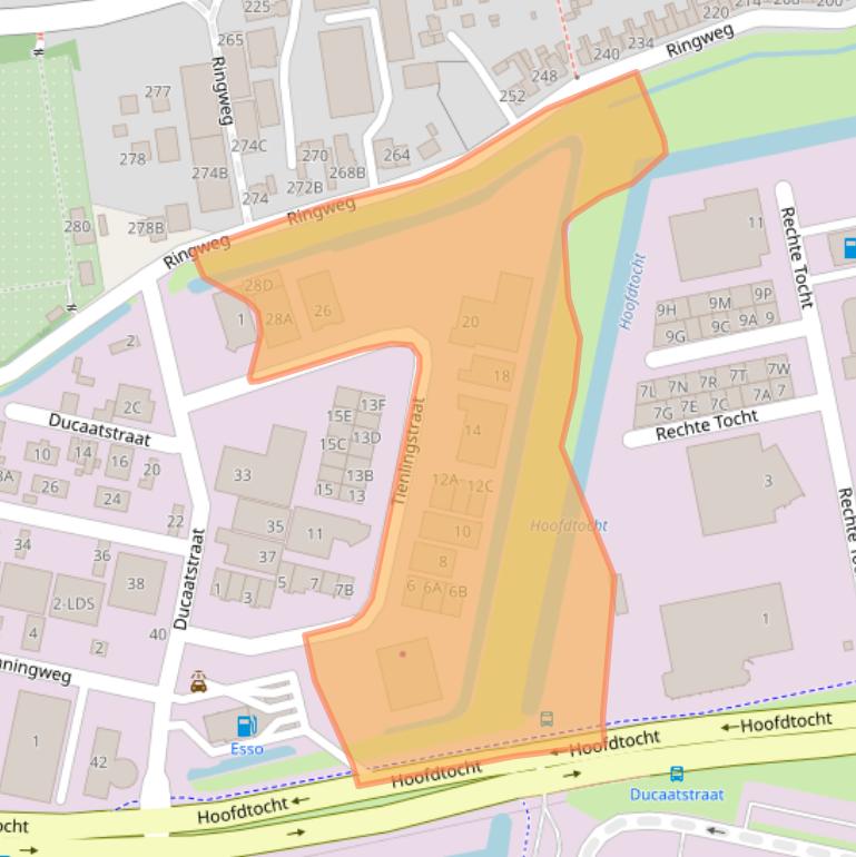 Kaart van postcodegebied 1507DD.