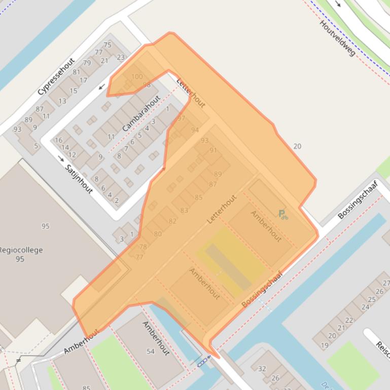 Kaart van postcodegebied 1507EG.