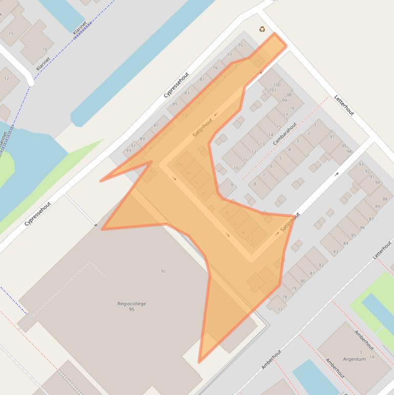 Kaart van postcodegebied 1507EL.