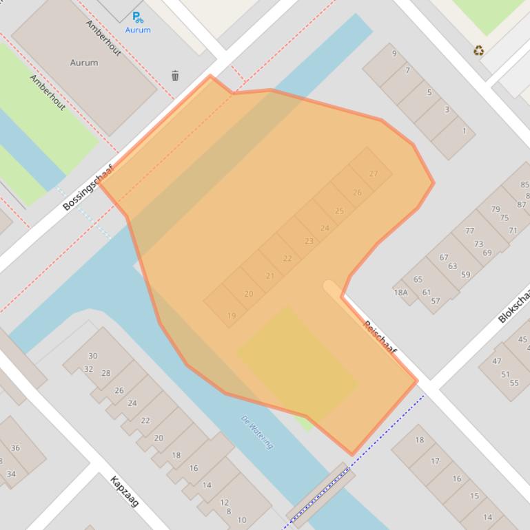 Kaart van postcodegebied 1507HJ.