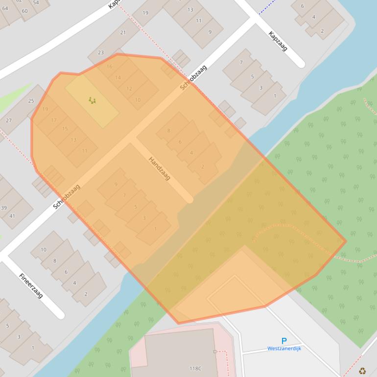 Kaart van postcodegebied 1507HT.