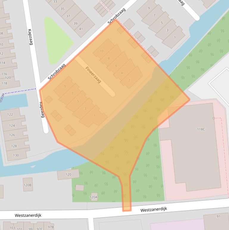 Kaart van postcodegebied 1507HV.