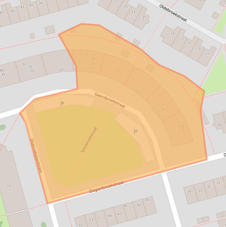 Kaart van postcodegebied 1507KR.