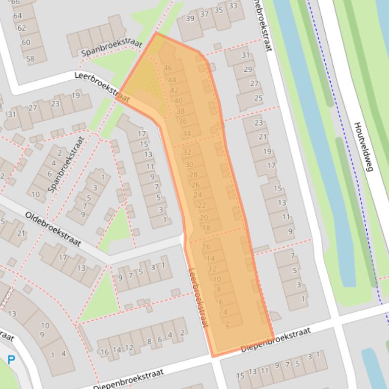 Kaart van postcodegebied 1507KW.