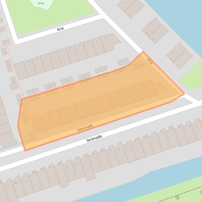 Kaart van postcodegebied 1507VL.