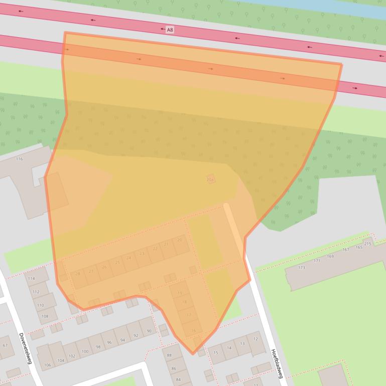 Kaart van postcodegebied 1508CB.