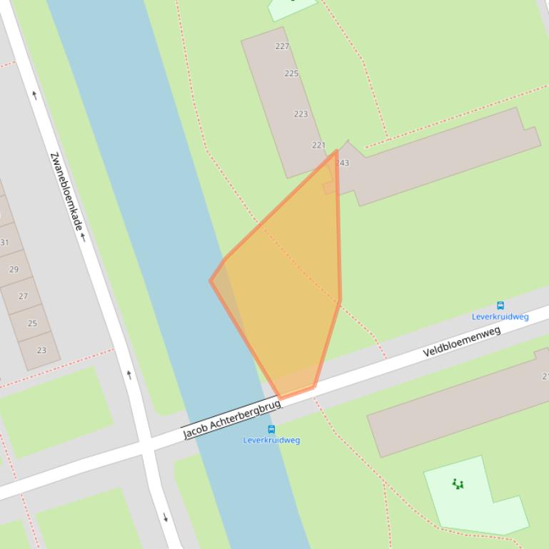 Kaart van postcodegebied 1508WK.