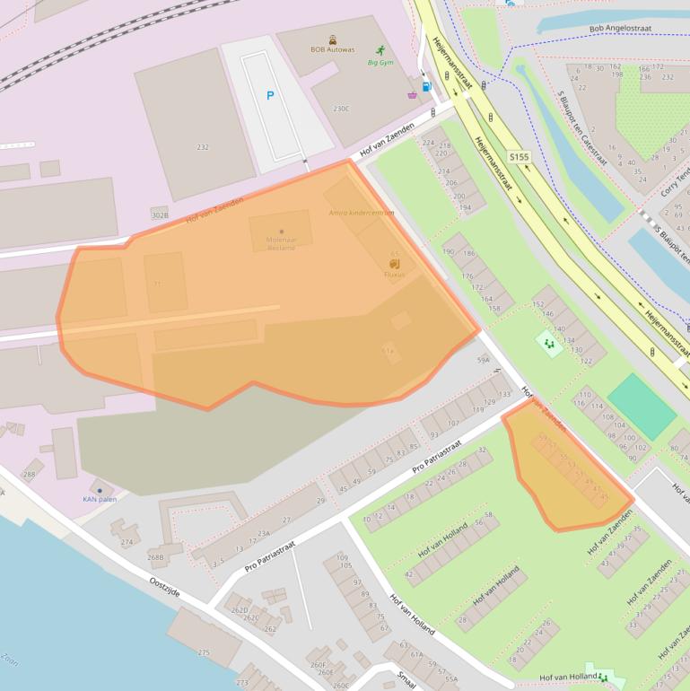 Kaart van postcodegebied 1508XD.