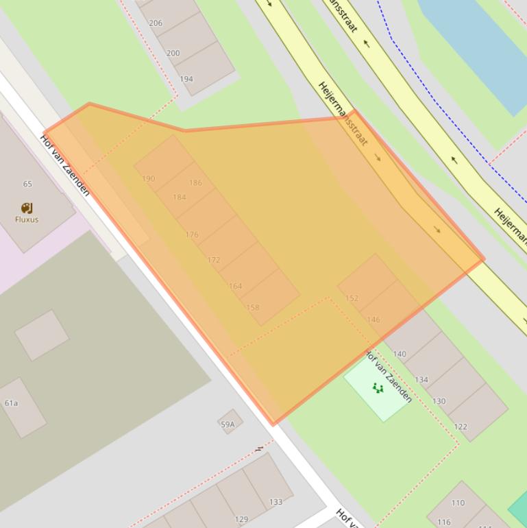 Kaart van postcodegebied 1508XH.