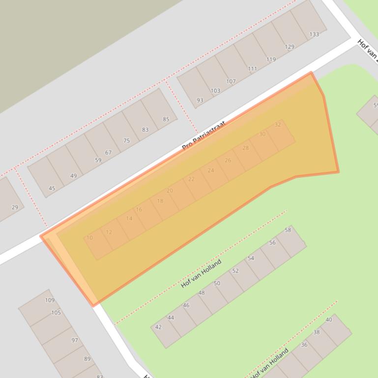 Kaart van postcodegebied 1508XN.