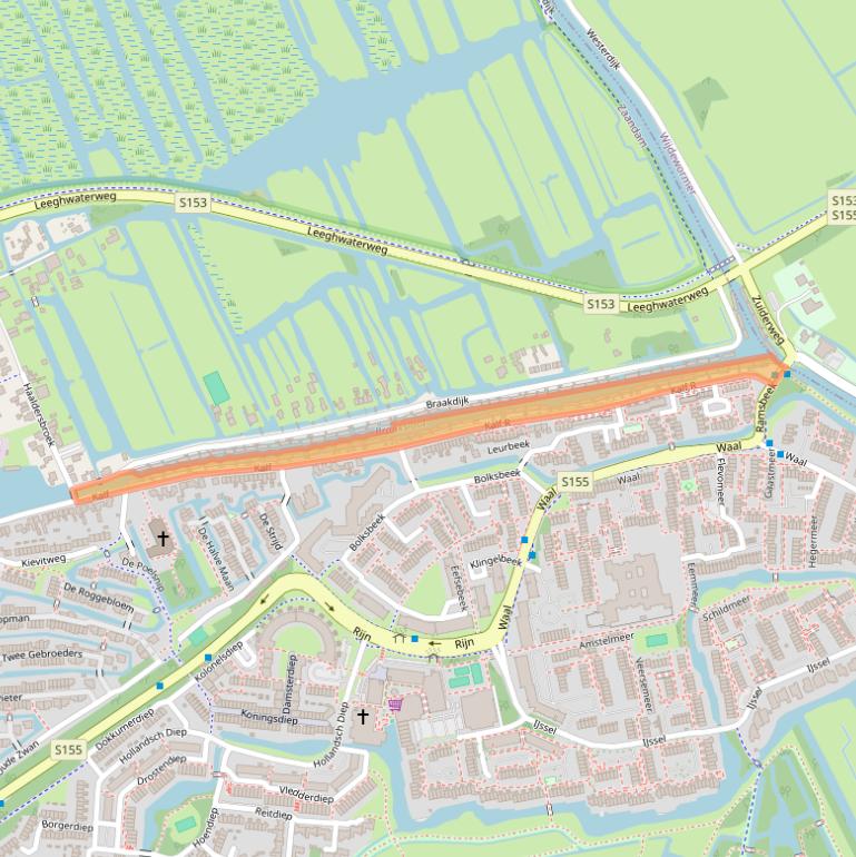 Kaart van postcodegebied 1509AC.