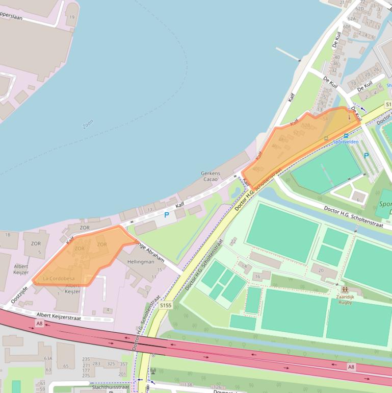 Kaart van postcodegebied 1509AD.