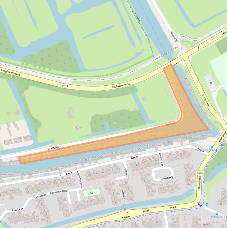 Kaart van postcodegebied 1509BL.