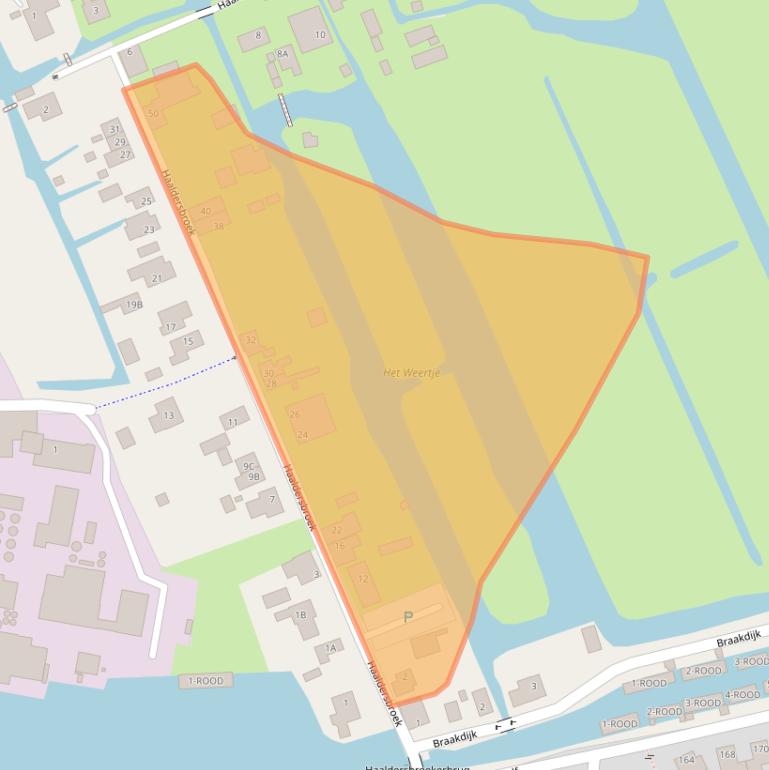 Kaart van postcodegebied 1509BN.