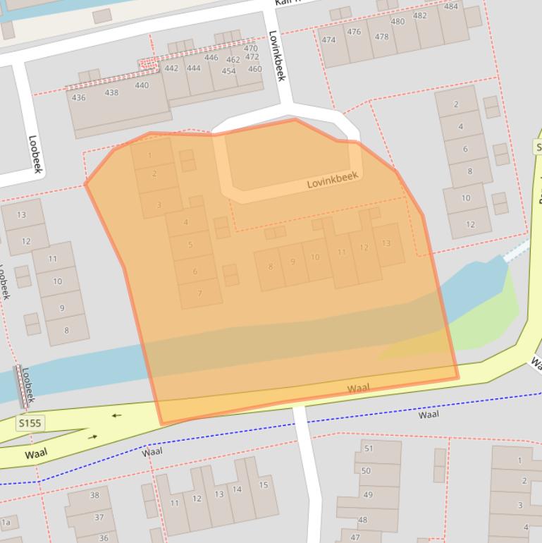 Kaart van postcodegebied 1509DB.