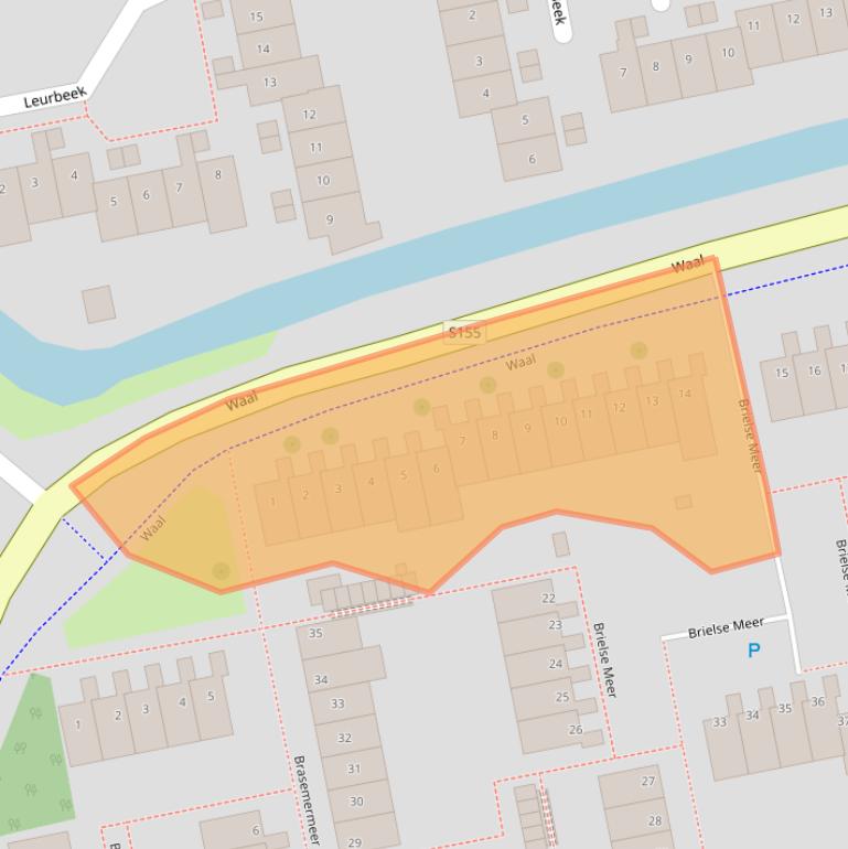 Kaart van postcodegebied 1509GH.