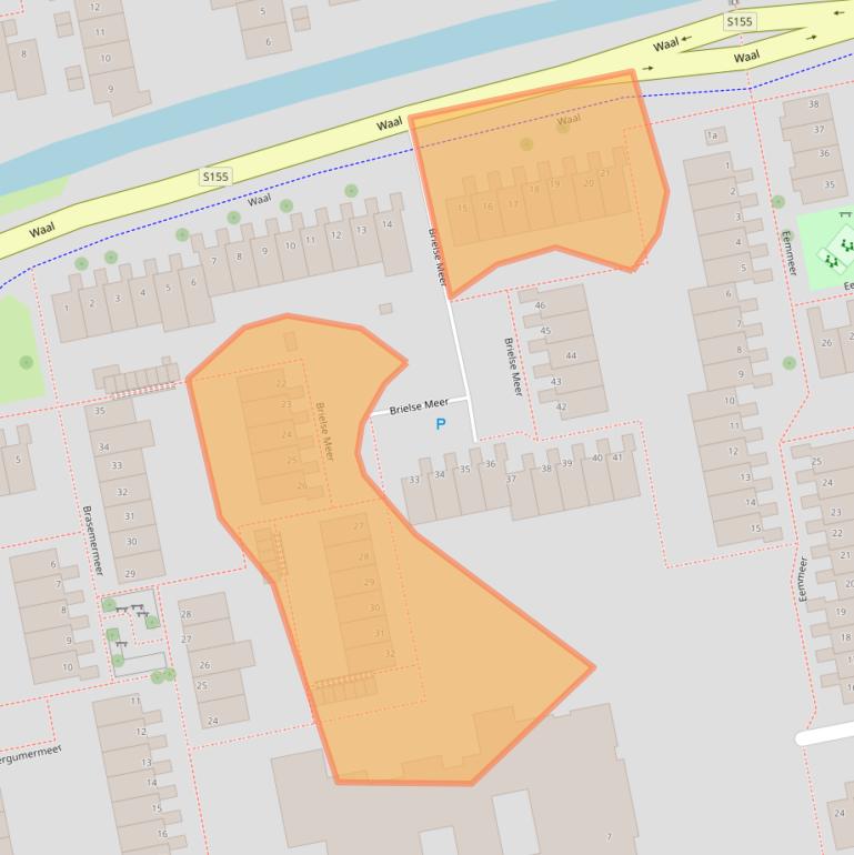 Kaart van postcodegebied 1509GJ.