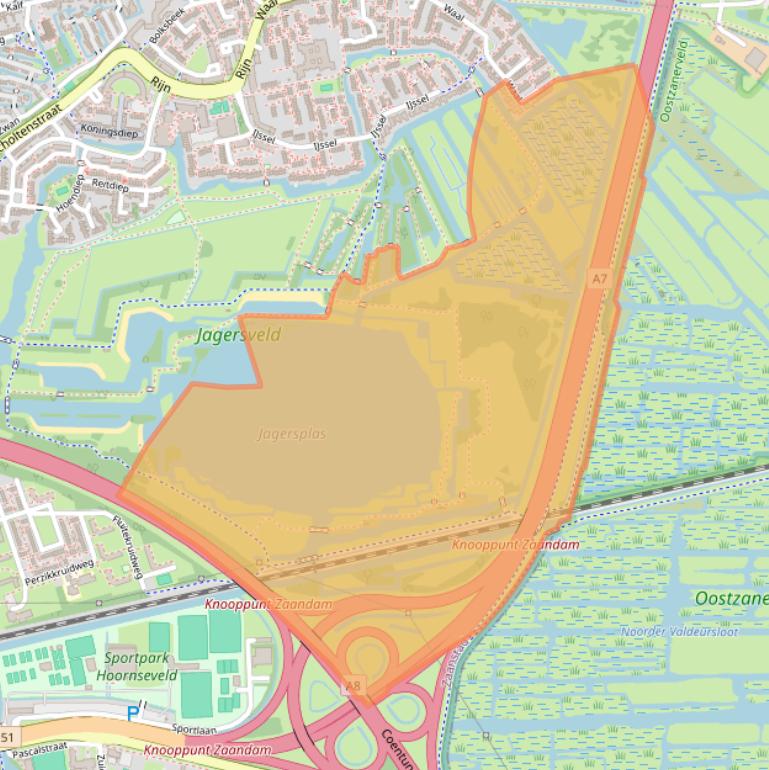 Kaart van postcodegebied 1509HC.