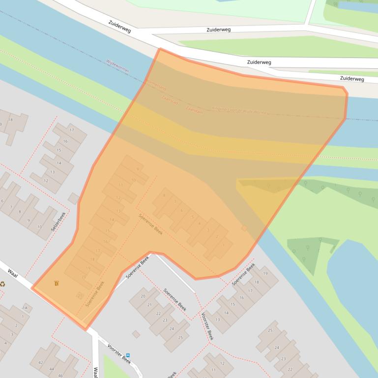 Kaart van postcodegebied 1509HR.