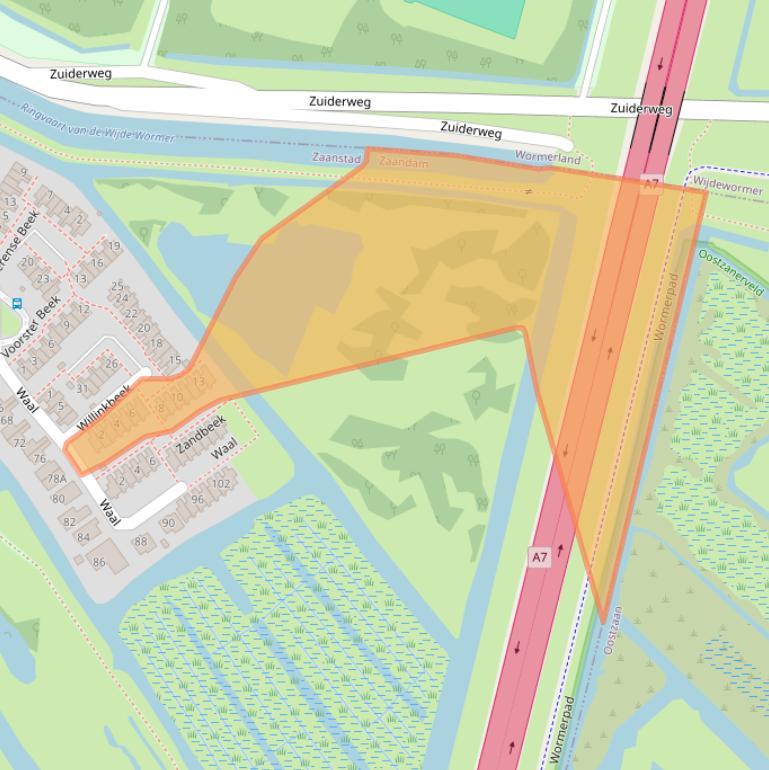 Kaart van postcodegebied 1509HV.