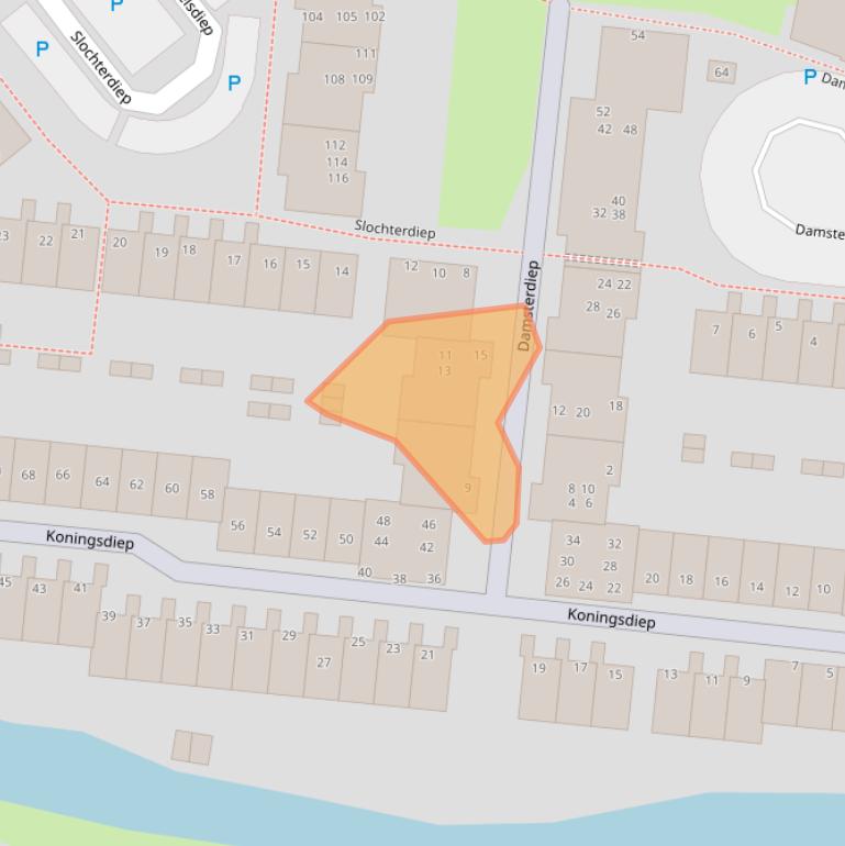 Kaart van postcodegebied 1509WG.