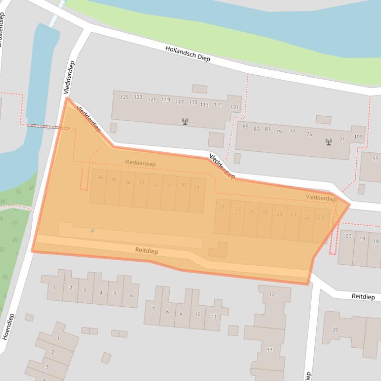 Kaart van postcodegebied 1509WZ.