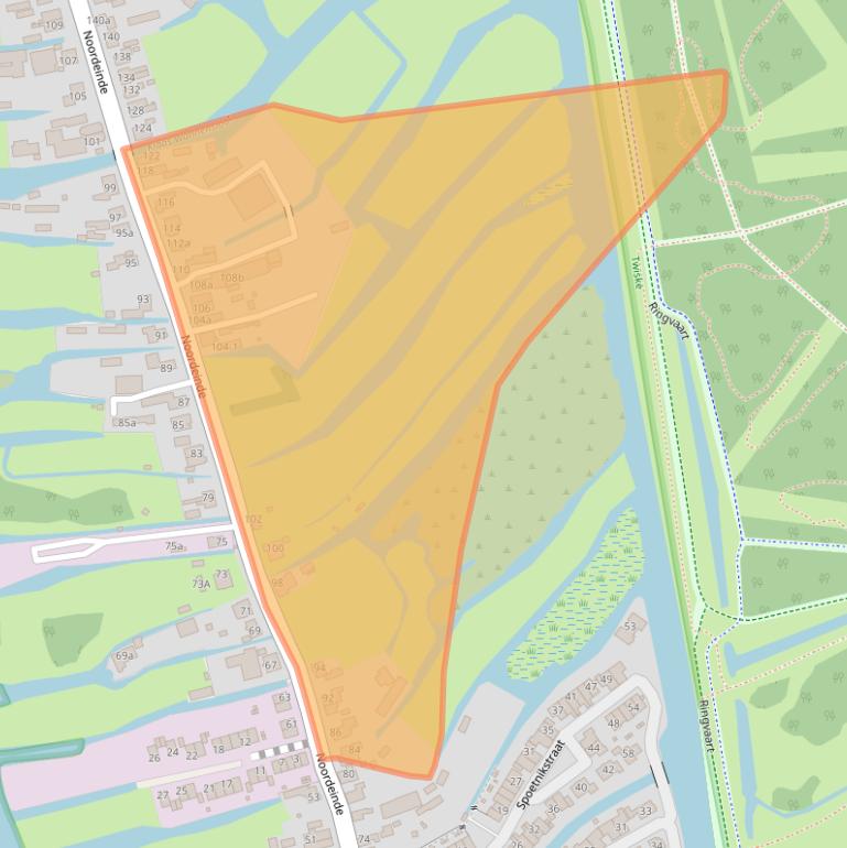 Kaart van postcodegebied 1511AG.