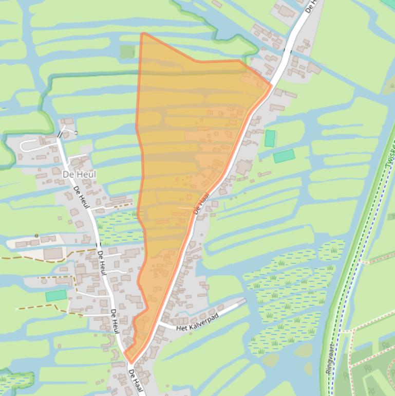 Kaart van postcodegebied 1511AL.