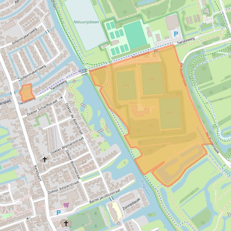 Kaart van postcodegebied 1511BZ.