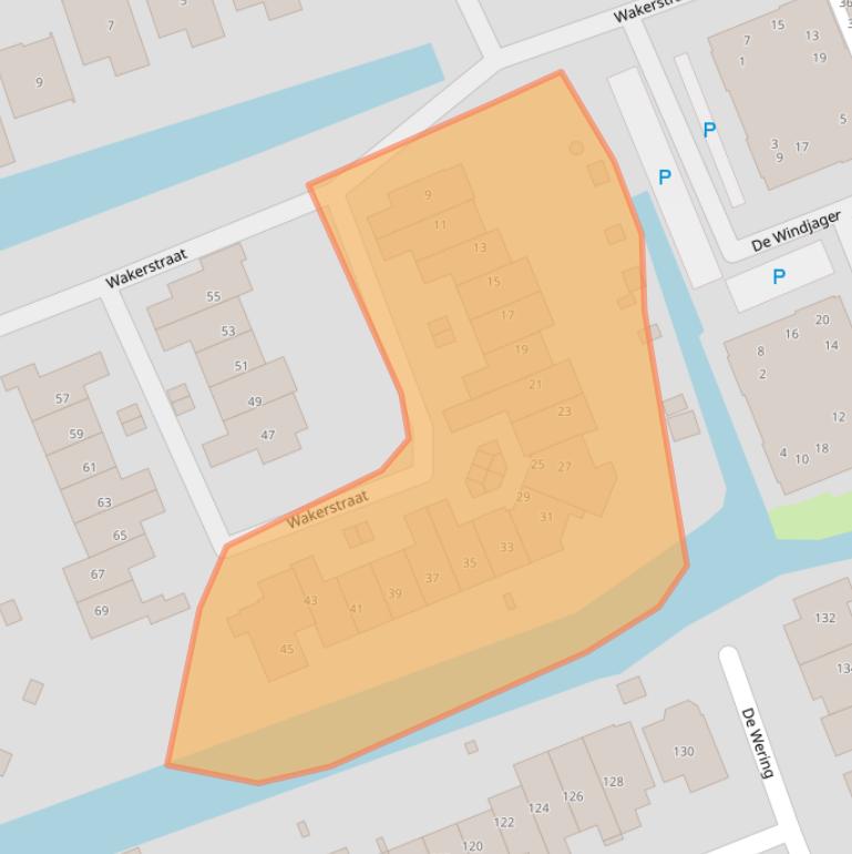 Kaart van postcodegebied 1511CR.