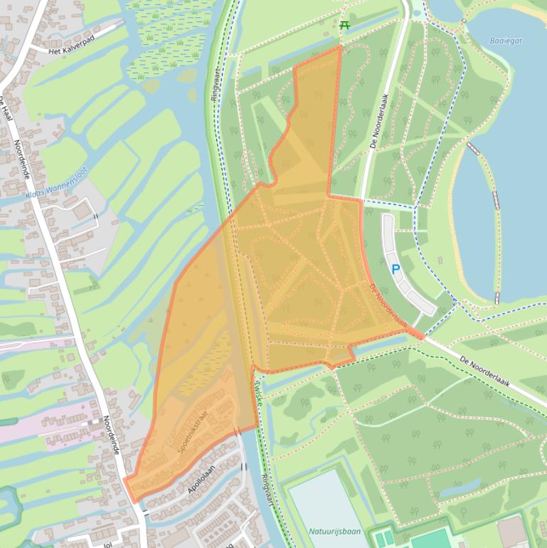 Kaart van postcodegebied 1511DG.
