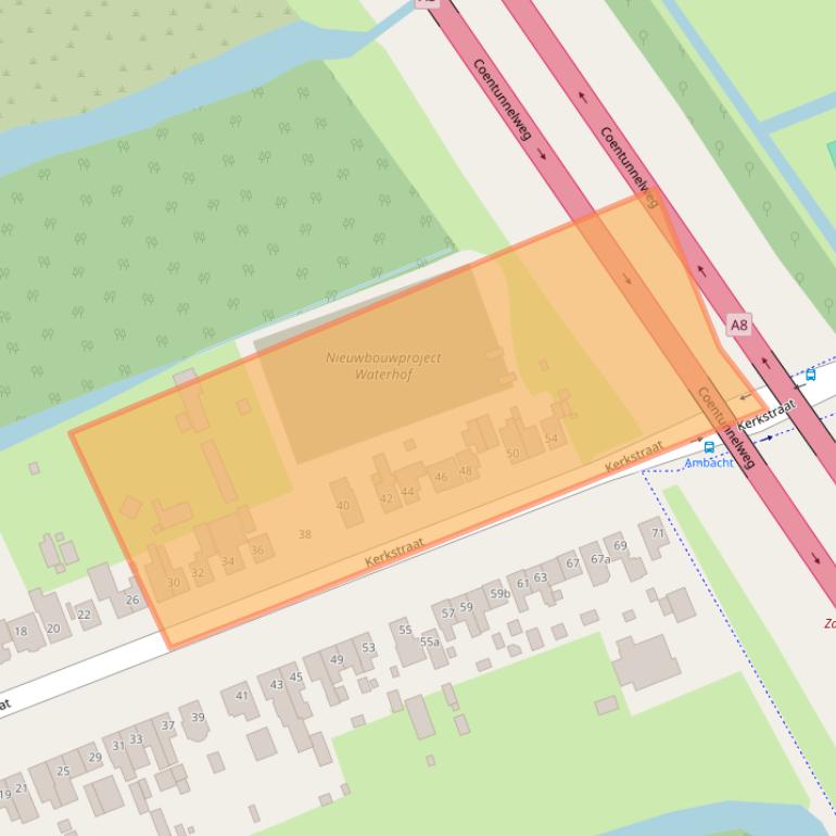 Kaart van postcodegebied 1511EJ.