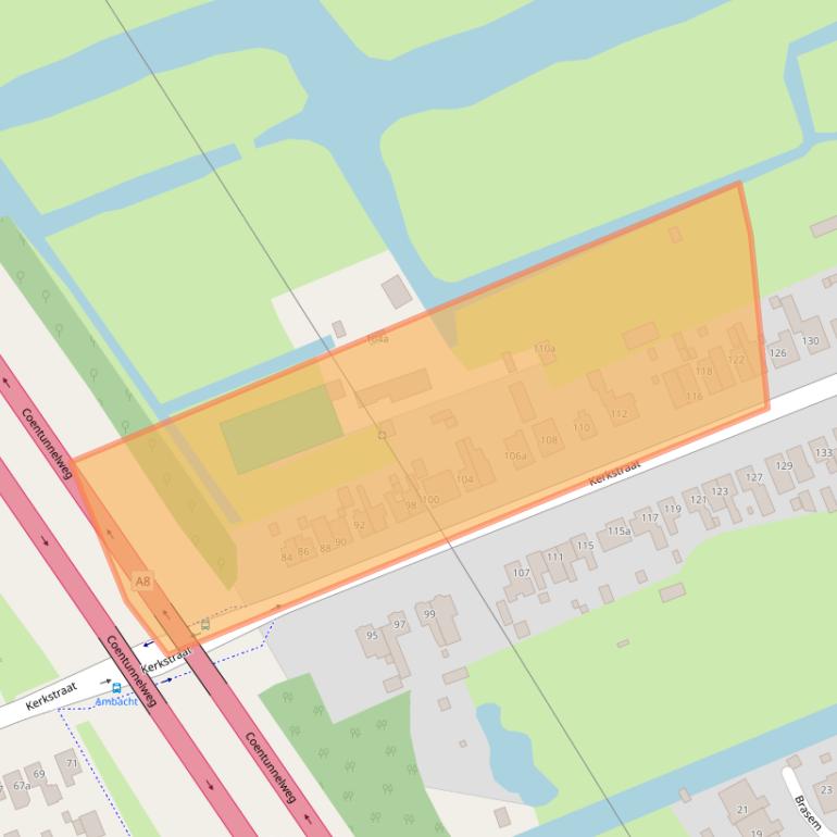 Kaart van postcodegebied 1511EK.