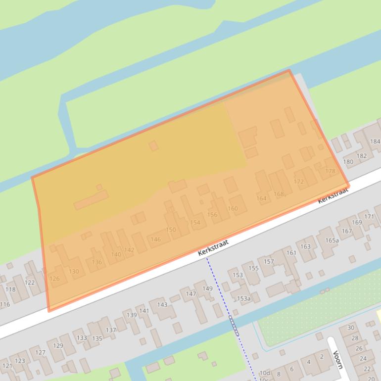 Kaart van postcodegebied 1511EL.